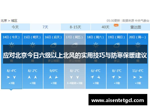 应对北京今日六级以上北风的实用技巧与防寒保暖建议 应对北京今日六级以上北风的实用技巧与防寒保暖建议